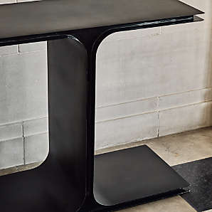 Cb2 slim console shop table