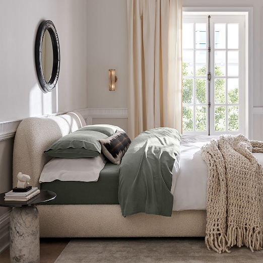 Martini Side Table with White Marble Base