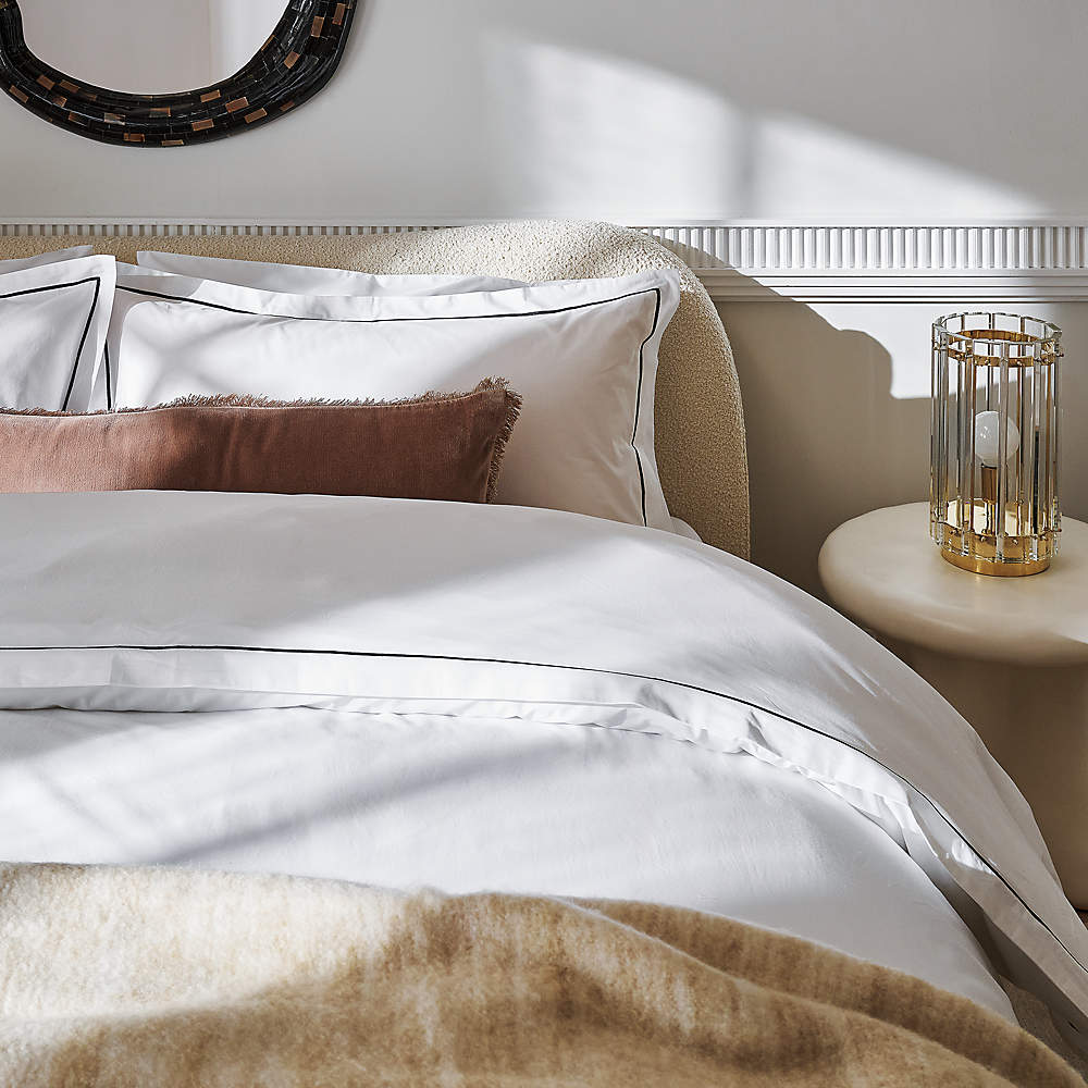 Washed cotton luster sales velvet duvet cover