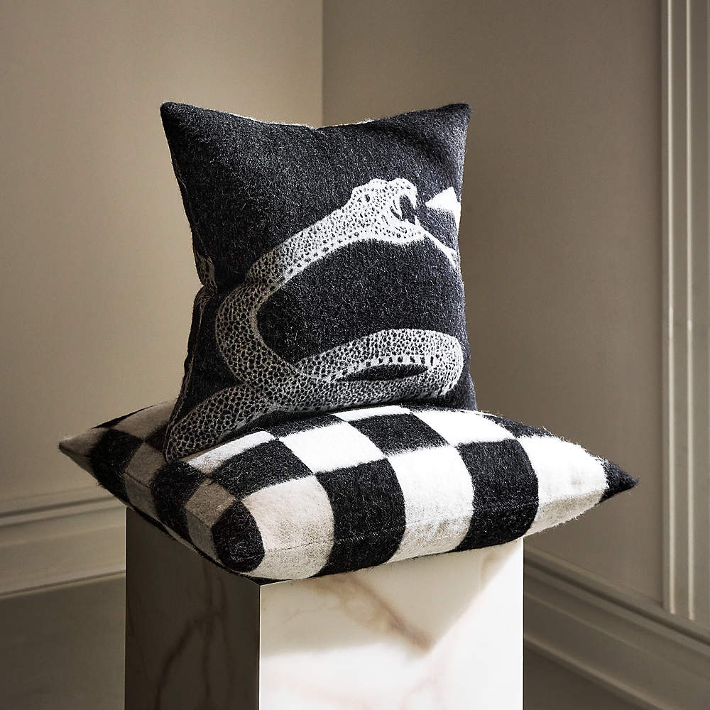 Black and white checkered pillow covers 2025