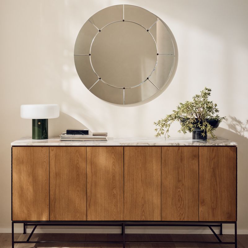 Academy Round Wall Mirror 36" - image 3 of 4