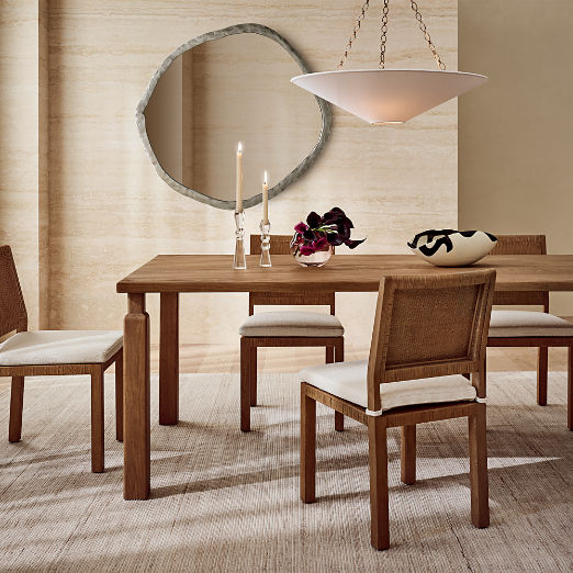 Daybreak 72" Rectangular Light Ash Wood Dining Table