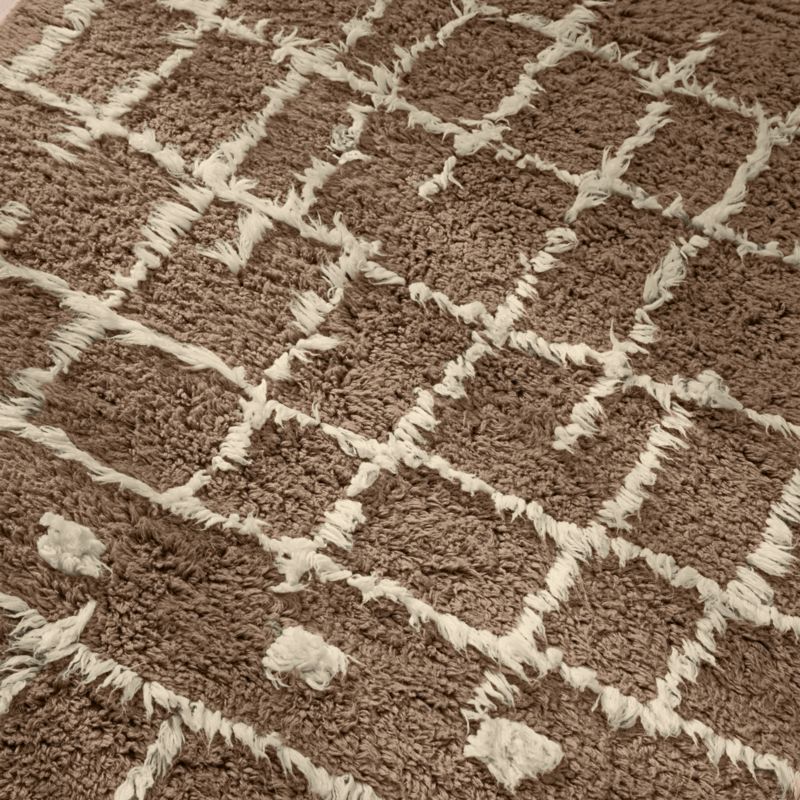 Madeo Handwoven Taupe New Zealand Wool Area Rug 5'X8' - image 5 of 6