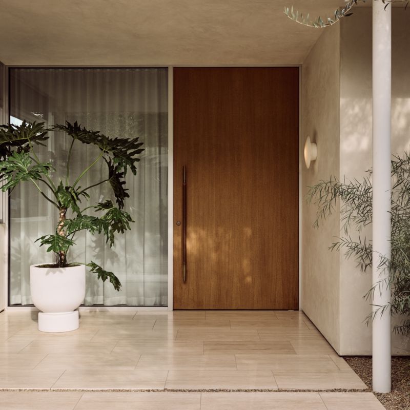 Flatform White Cement Indoor/Outdoor Medium Planter 14.25"H - image 4 of 6