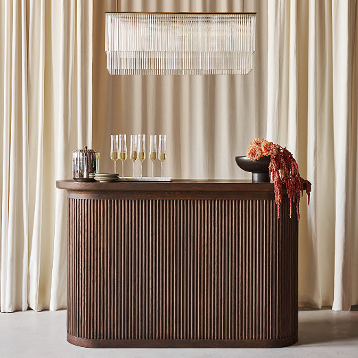 Stellar 2-Tier Glass Chandelier Light