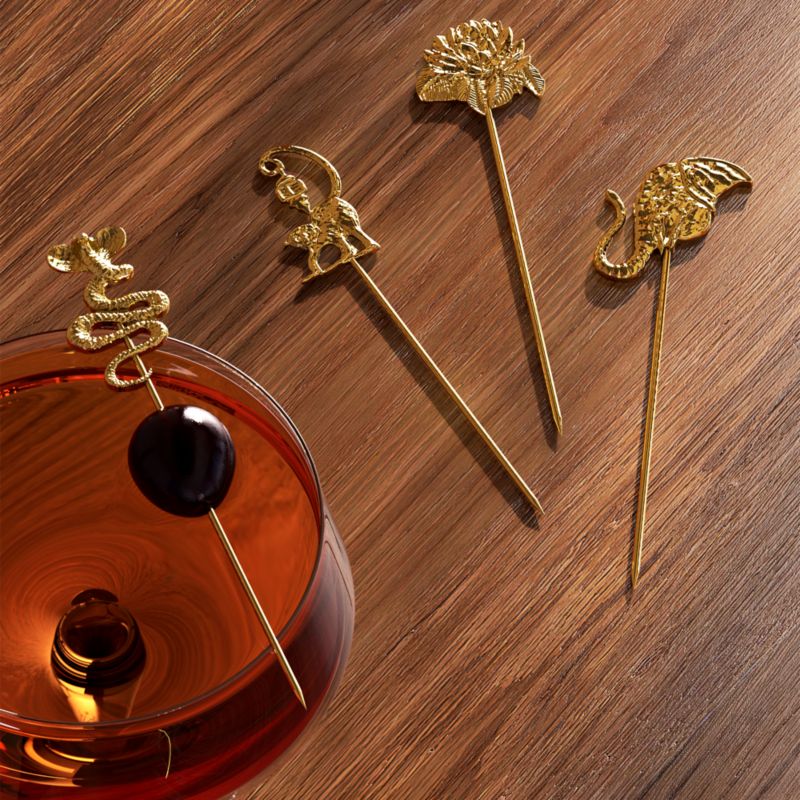 Brass Cocktail Picks - The White Lotus - image 2 of 6