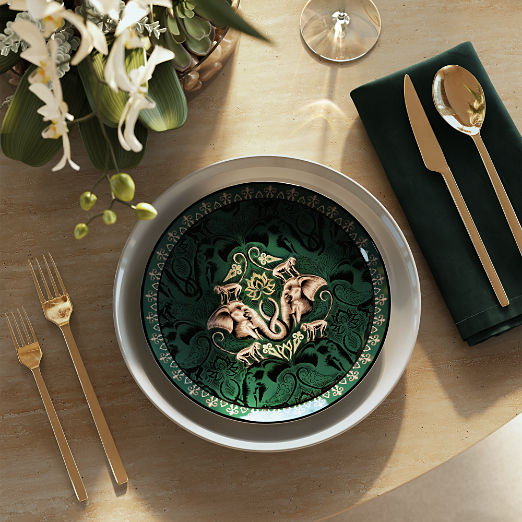 Elephant Appetizer Plate Set of 4 - The White Lotus