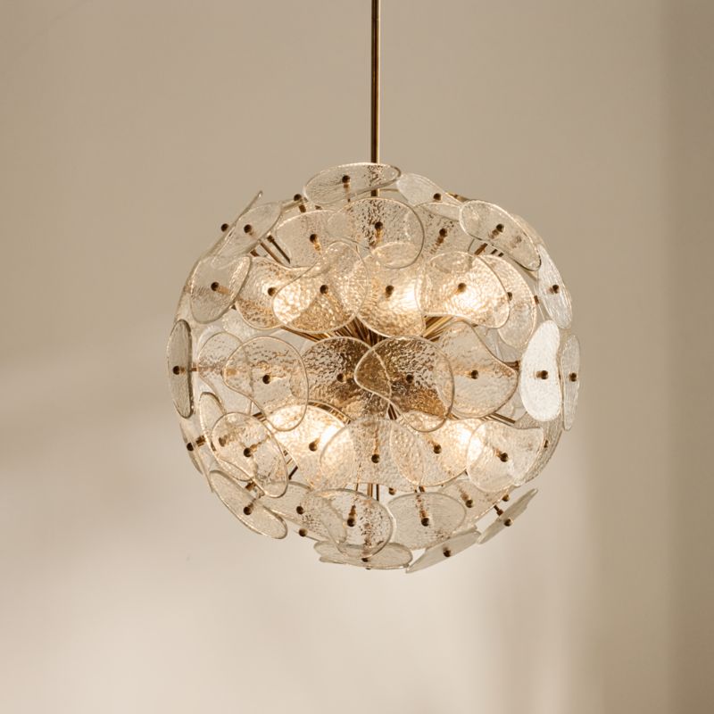 Eline Textured Glass Pendant Light
