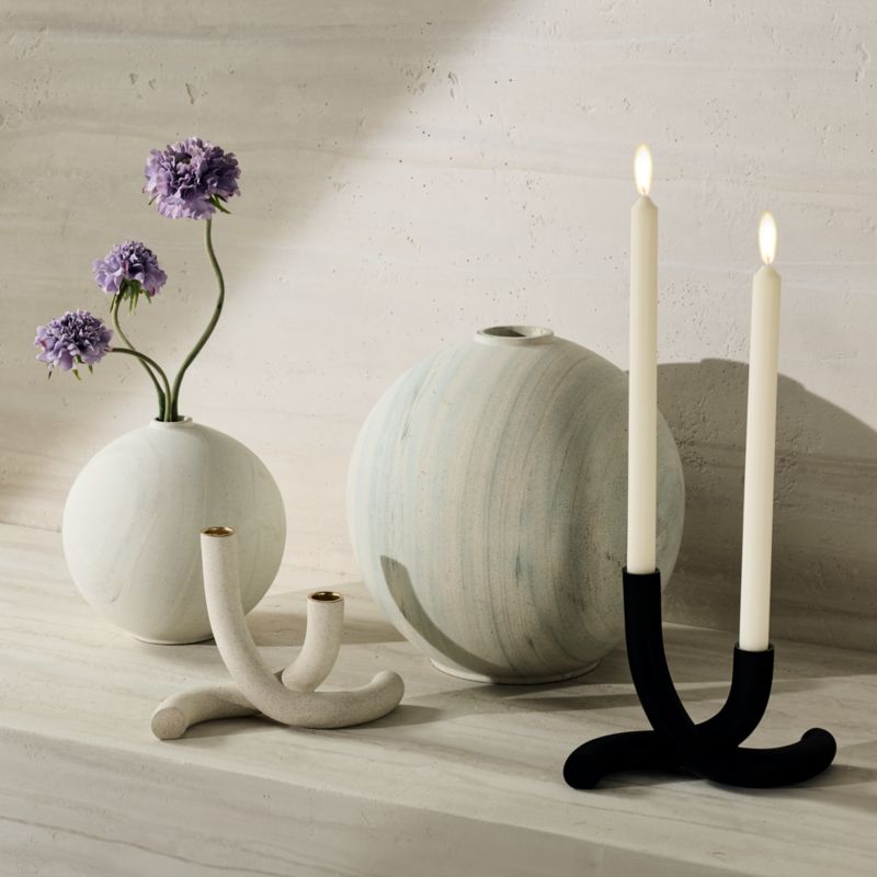 Artesian White Sandstone Vase Large - image 5 of 6