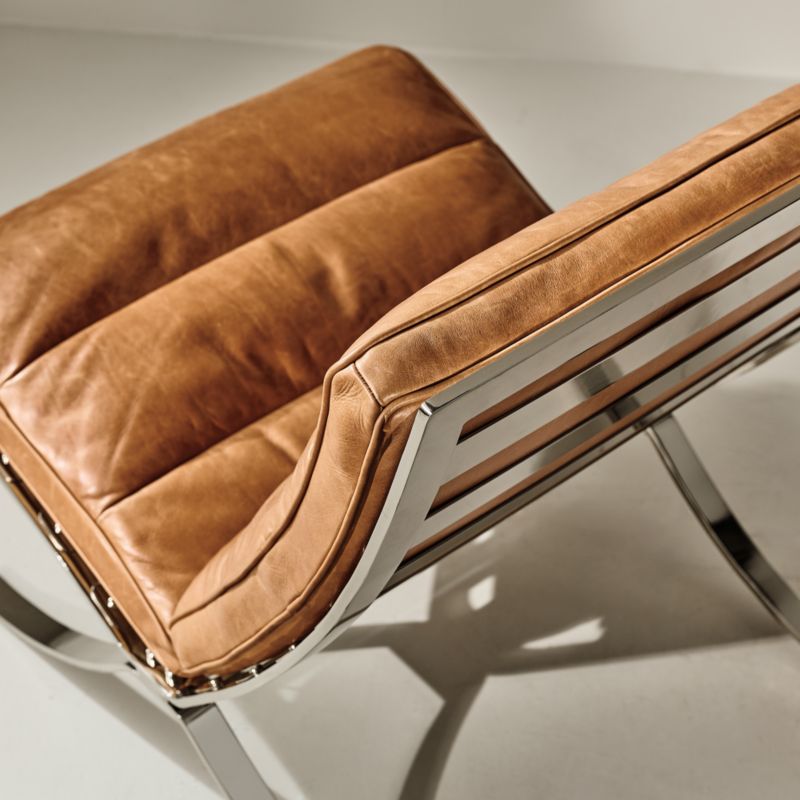 Nordhavn Saddle Brown Leather Chair Steen Østergaard - image 8 of 10