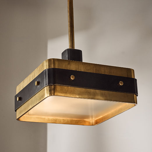 Tavish Aged Brass Pendant Light