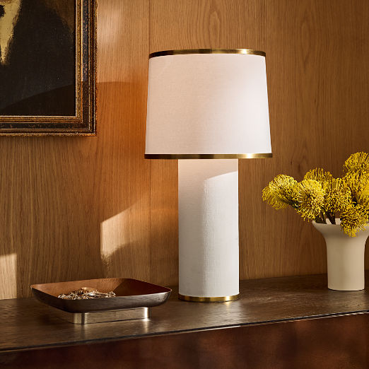 Mitri Stainless Steel and Brown Leather Decorative Tray