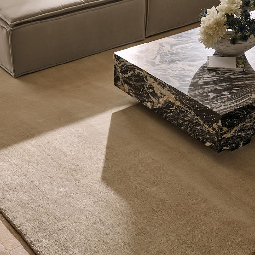 Leonore Handloomed Warm White Wool Area Rug