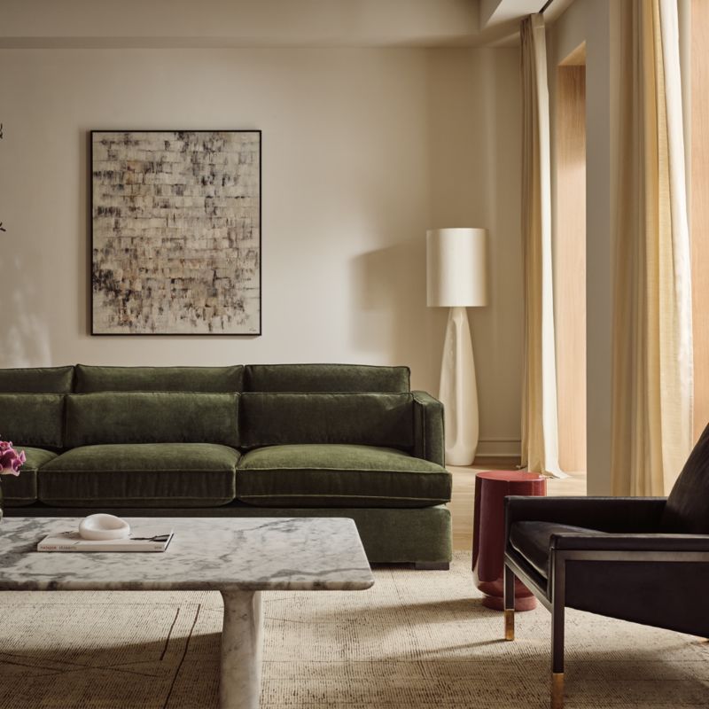 Palos Hand-Knotted Warm White and Tobacco Brown New Zealand Wool Area Rug 6'x9' - image 3 of 6