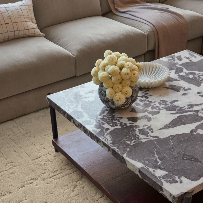 Adelle Hand-Knotted Warm White Wool and Cotton Area Rug 8'x10' - image 4 of 9