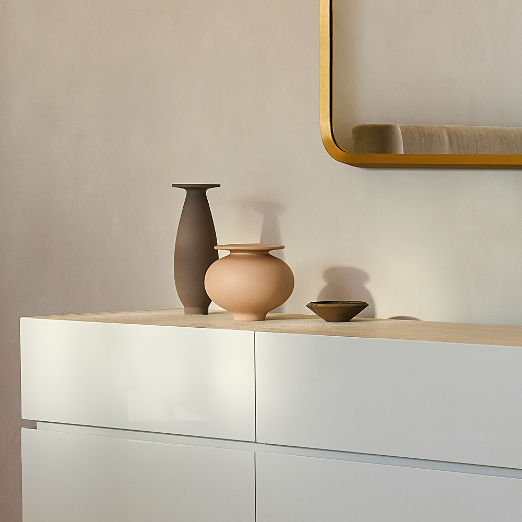 Leplaine Dark Mauve Ceramic Vase