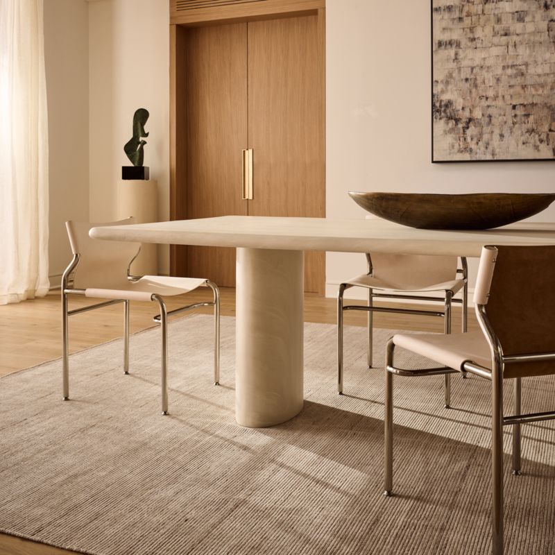 Elio 98" Rectangular Marbled Resin Dining Table - image 7 of 8