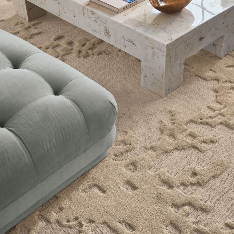 Sierra Hand-Knotted Warm White Wool and Linen Area Rug 8'x10' - image 5 of 8