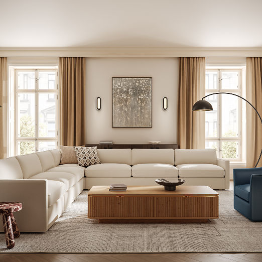 Venus Black Arc Floor Lamp with Marble Base