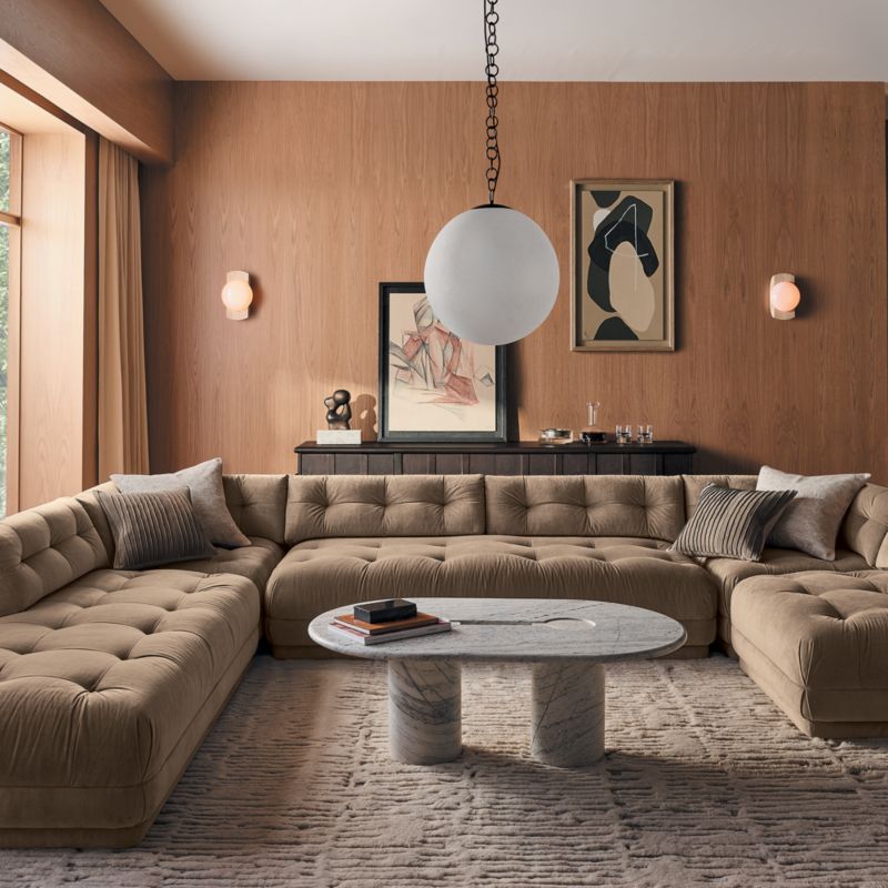 Liguria 51" Oval White Marble Coffee Table with White Marble Base by Gianfranco Frattini - image 9 of 10