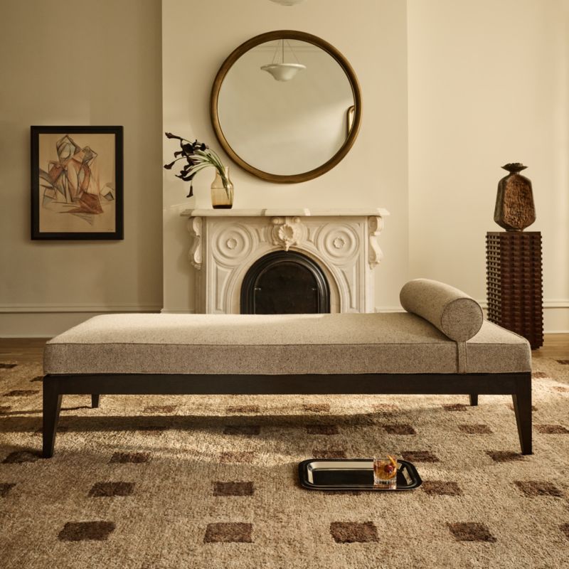 Flatiron Light Brown Herringbone Daybed by Todd Snyder - image 1 of 8