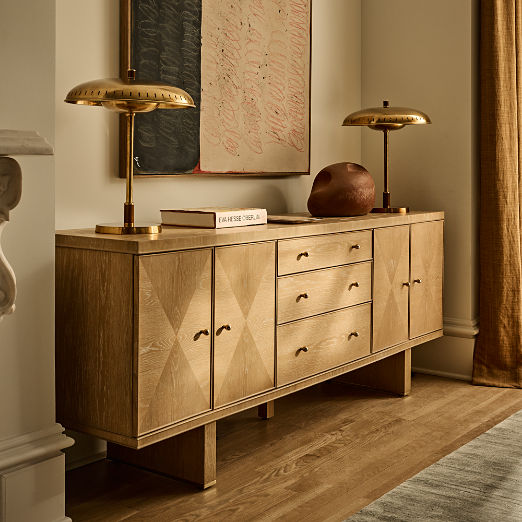 Tribeca 78" White Oak Credenza by Todd Snyder