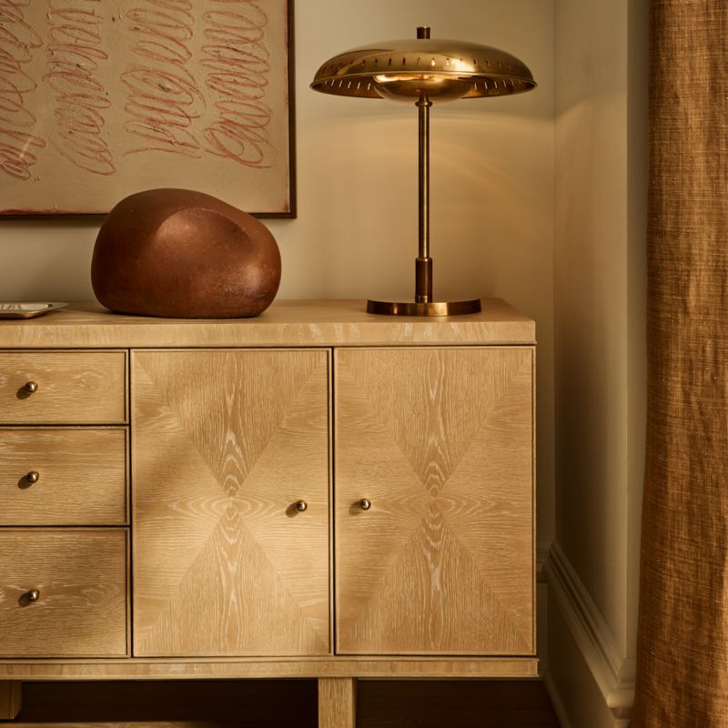 Tribeca 78" White Oak Credenza by Todd Snyder - image 8 of 9