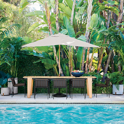 Hazel 113" Teak Outdoor Dining Table