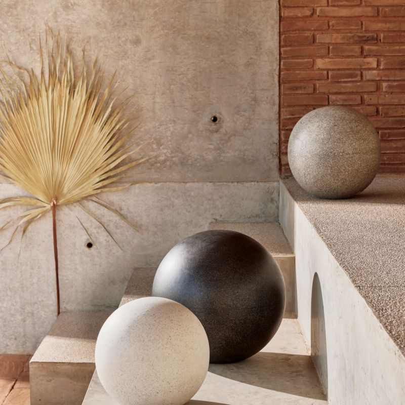 Playa Grey Large Terrazzo Ball - image 4 of 13