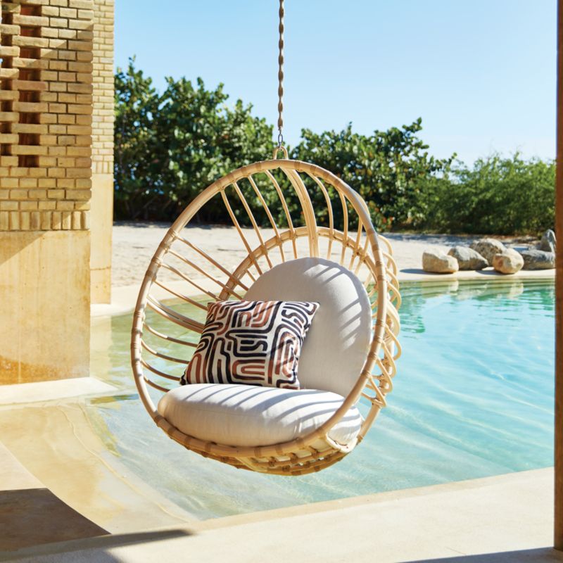 Brisa Rattan Outdoor Hanging Lounge Chair - image 3 of 8