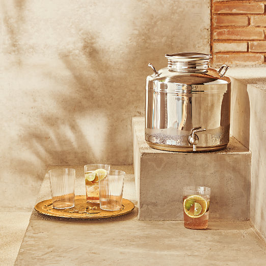 Marta Optic Fluted Cooler Glass