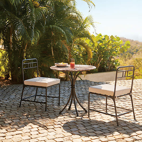 Cb2 outdoor new arrivals bistro table