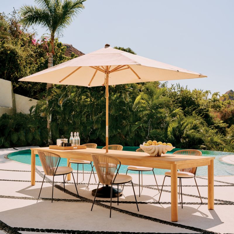 Peek Rattan Dining Chair with Ivory Sunbrella® Cushion - image 4 of 11