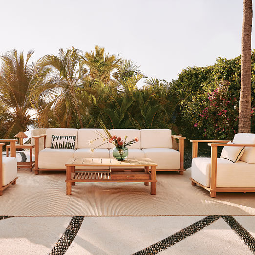 Pinet Teak Outdoor Coffee Table by Ross Cassidy