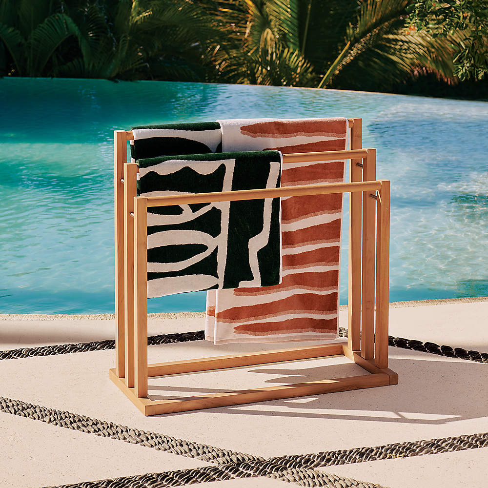 Modern outdoor cheap towel rack