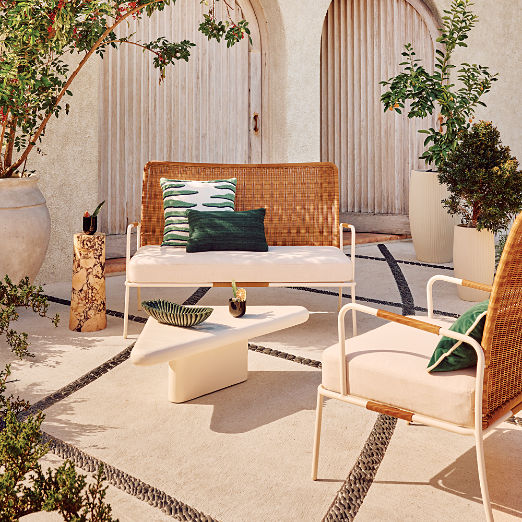 Zadie White Resin Indoor/Outdoor Planters