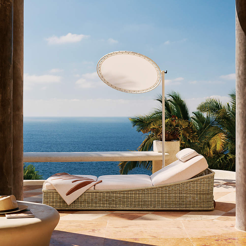 Cb2 chaise on sale lounge outdoor