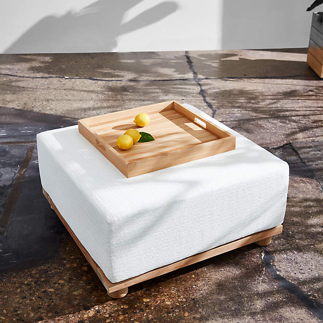 Cb2 online outdoor ottoman