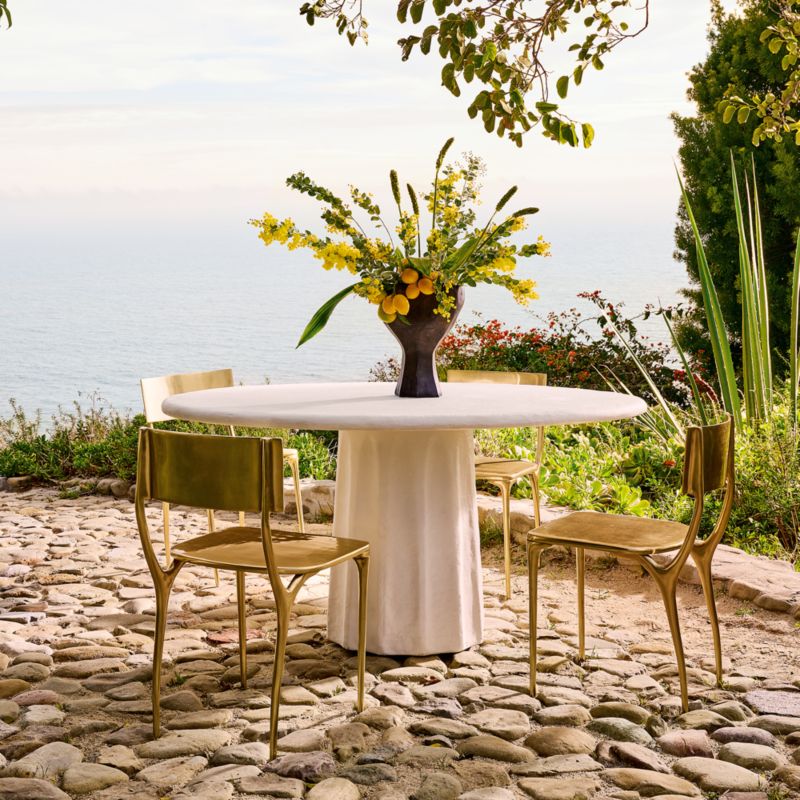 Concrete resin outdoor dining table sale