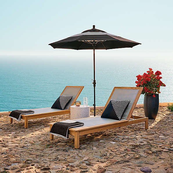 Cb2 sun lounger top