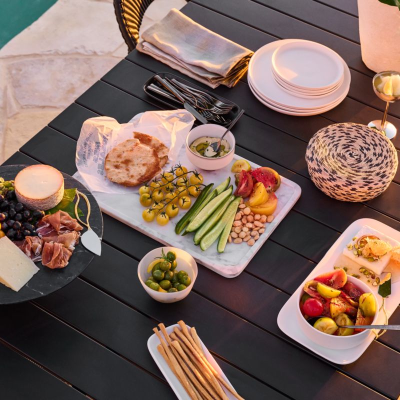 Mezze Black and Natural Serving Basket with Lid - image 5 of 6