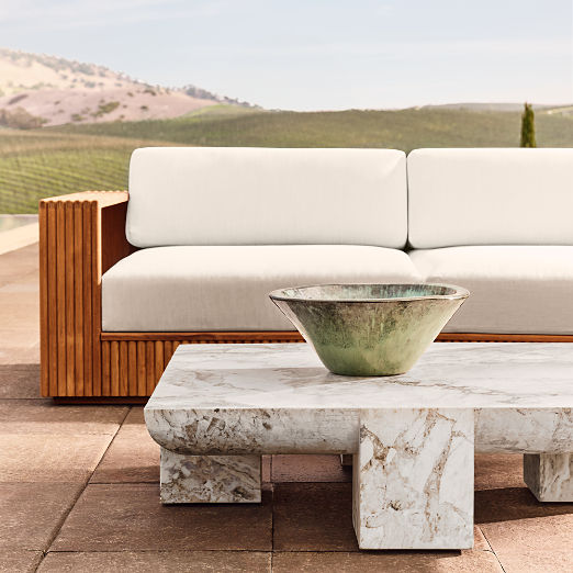 Marlo Square Marble Indoor/Outdoor Coffee Table