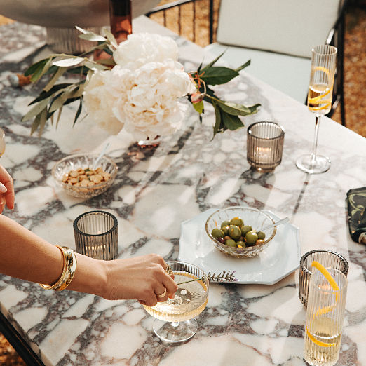 Daphne Glass Snack Bowl