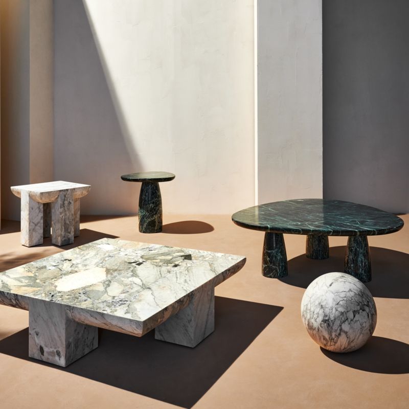 Marlo Square Marble Outdoor Side Table - image 2 of 5