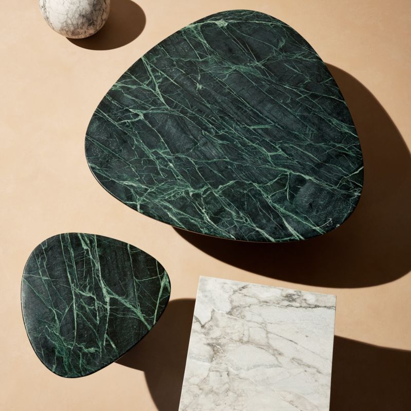 Yuma Green Marble Outdoor Side Table - image 5 of 7