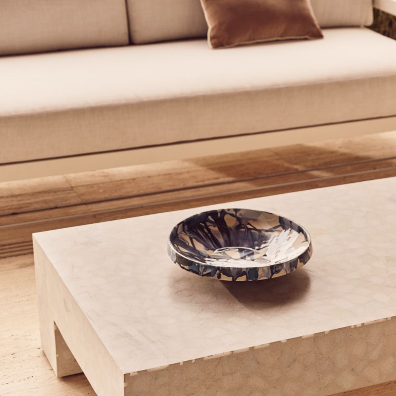 Scatola 60" Rectangular Terrazzo Outdoor Coffee Table