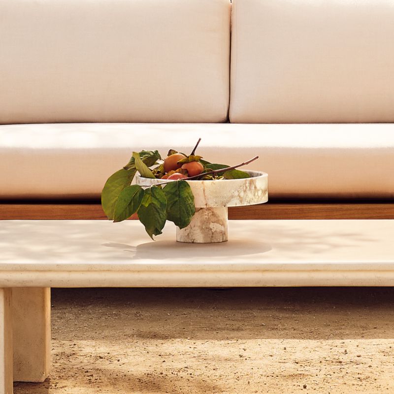 Orcino Ivory Marble Fruit Bowl - image 5 of 8