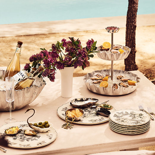 Meyer Polished Aluminum 3-Tier Seafood Tower