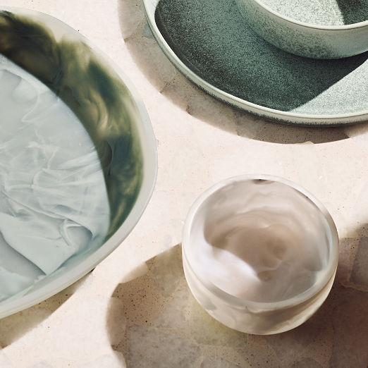 Radley White Swirl Resin Mini Bowls Set of 3