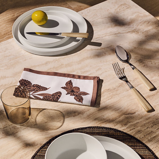 Palacio White Melamine Salad Plates Set of 6